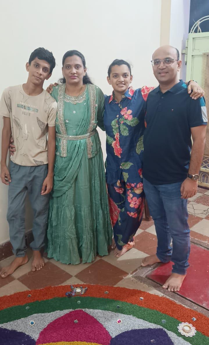 Parents of Bhavya Nagda and Kaushal Nagda