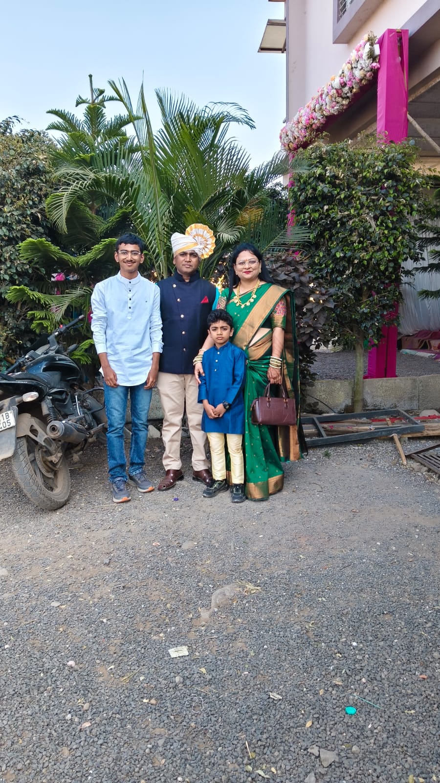 Parents of Arnav Zalte and Ayansh Zalte